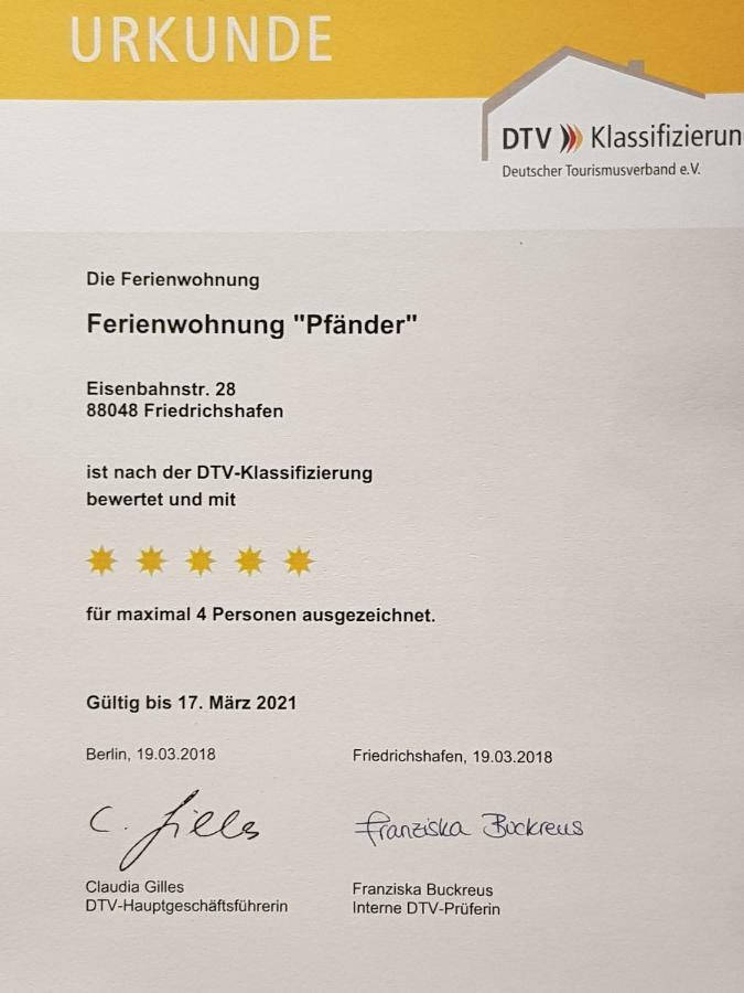 Ferienwohnung Pfaender FDH Buitenkant foto